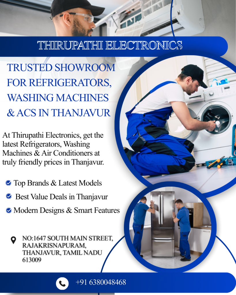 Trusted showroom for refrigerators, washing machines & ACs