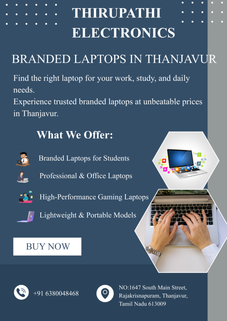 Branded Laptops in Thanjavur