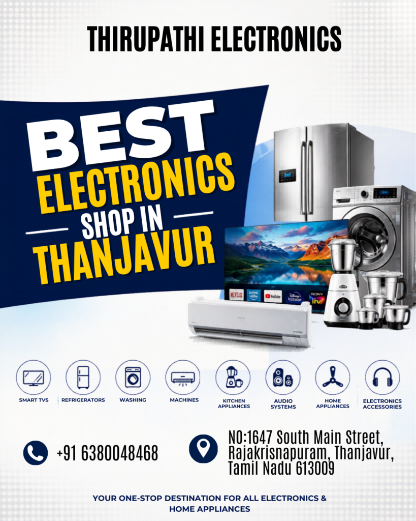 Best Electronics Shop in Thanjavur
