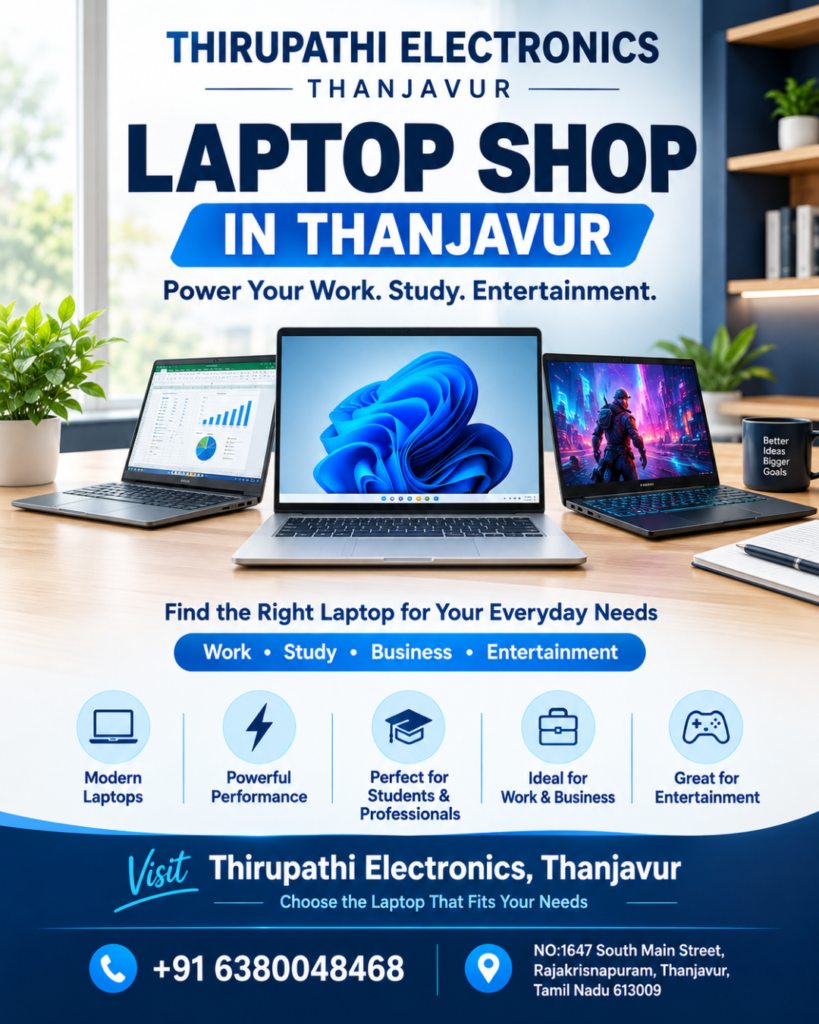 Laptop Shop in Thanjavur