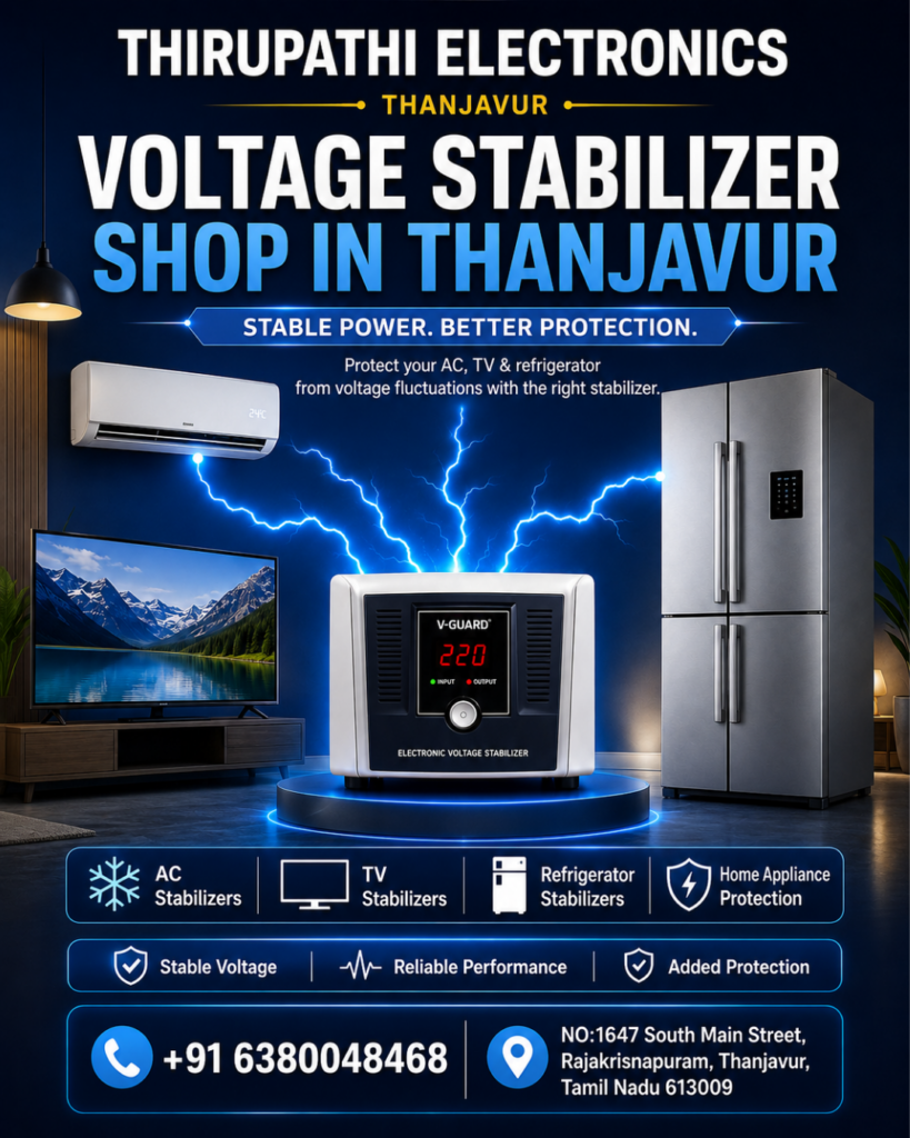 Voltage Stabilizer Shop Thanjavur